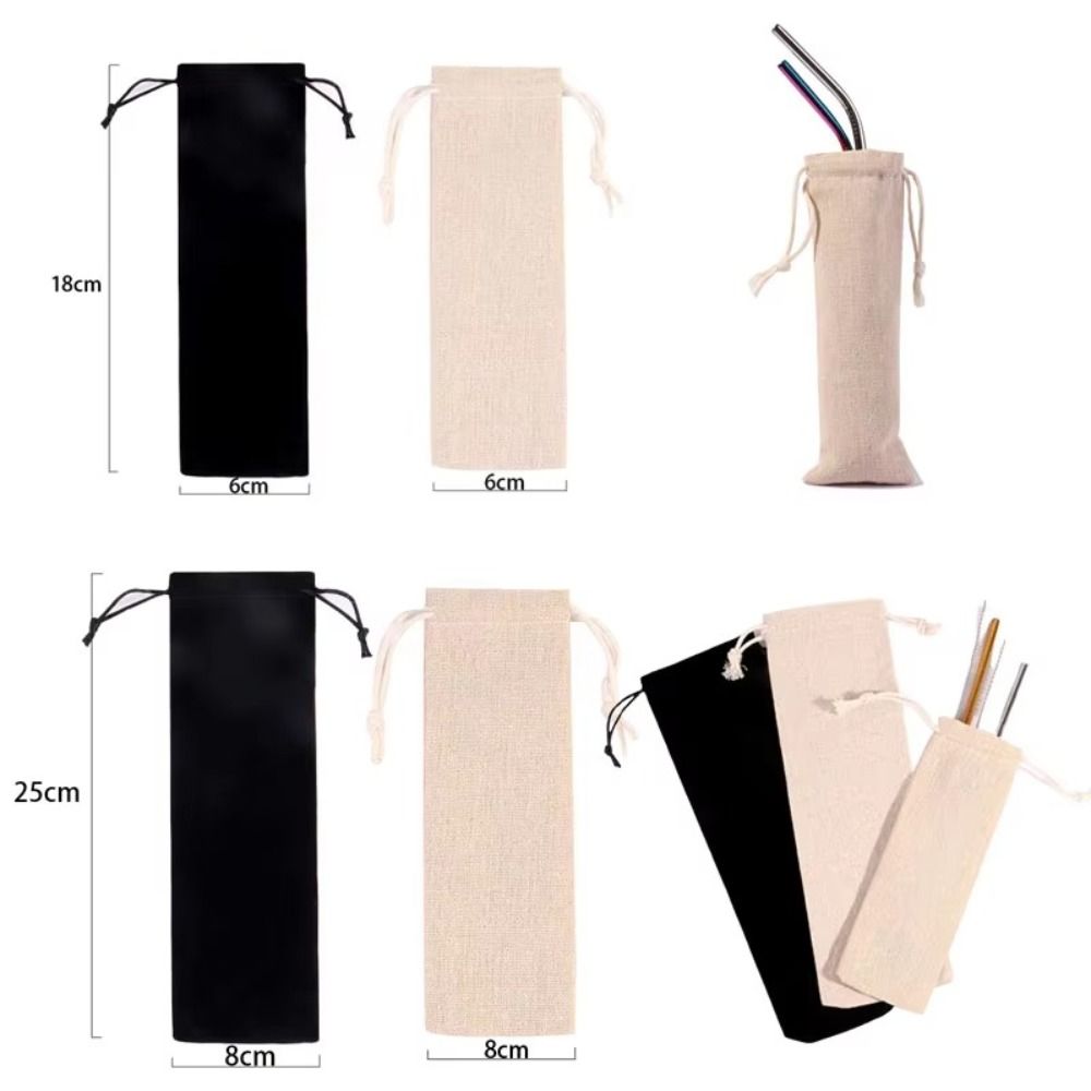 Linen Bag Bulk - Sac de rangement multifonctionnel en coton