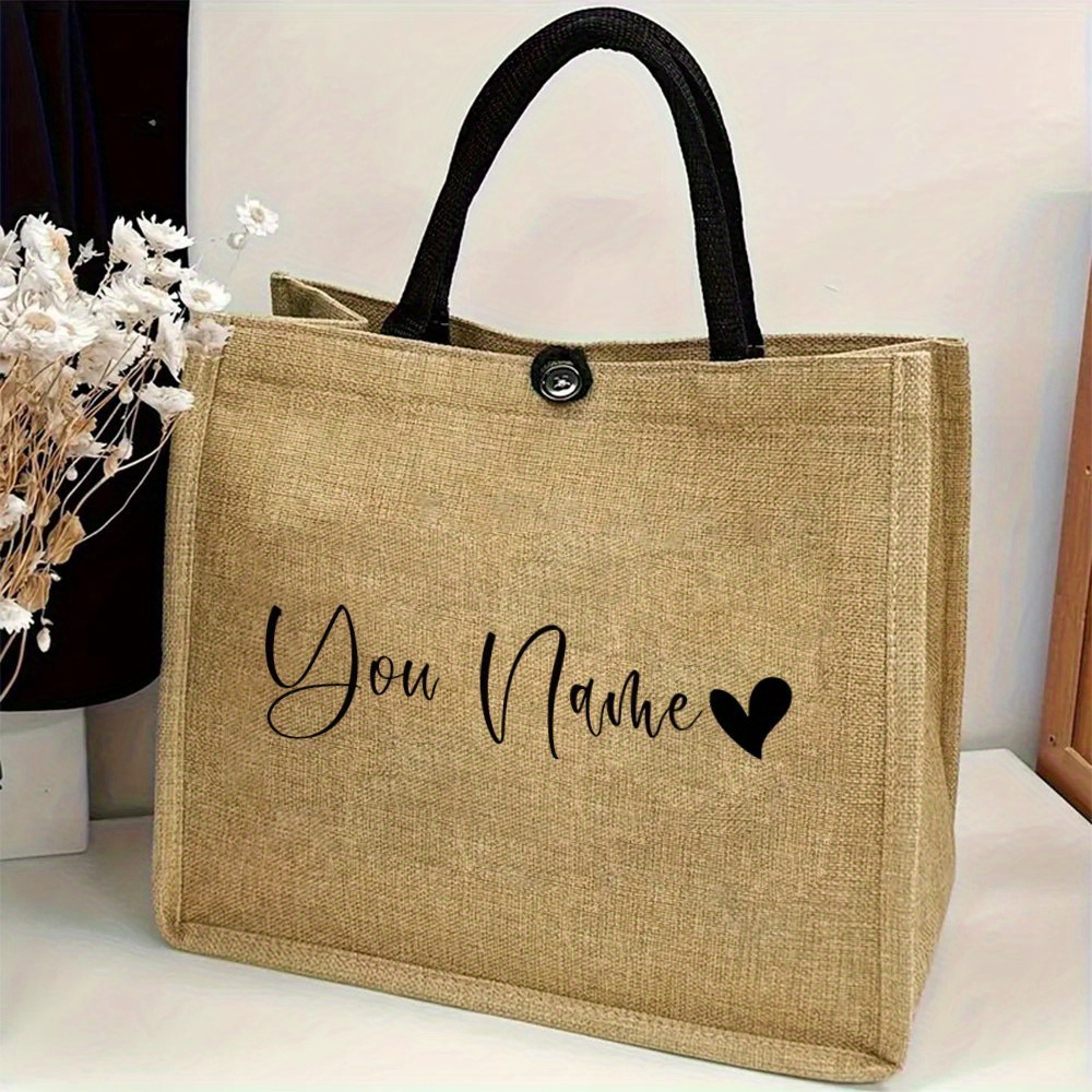 Sac fourre-tout en lin personn - Linen Bag Bulk avis et prix