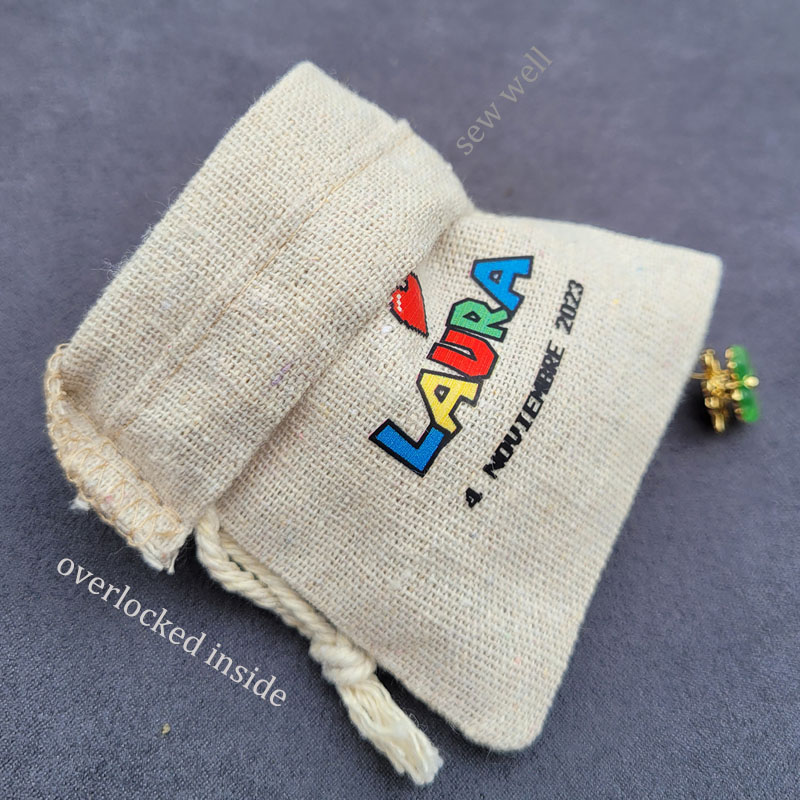 Sacs Cadeaux en Lin avec Logo  - Linen Bag Bulk avis et prix
